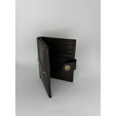 Cartera piel POLO beige