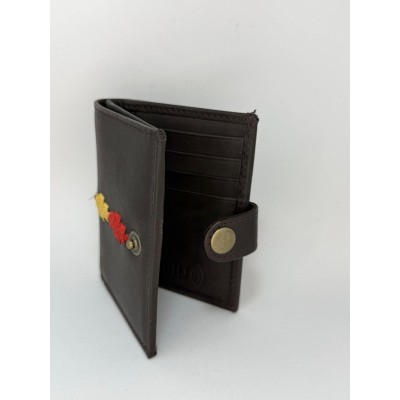 Cartera piel POLO amarillo