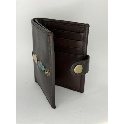 Cartera piel POLO blanco