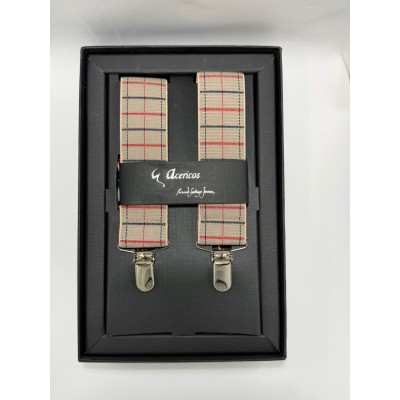 Tirantes beige con...