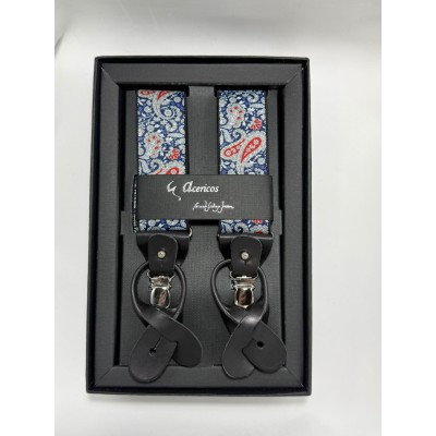 Tirantes azules con...