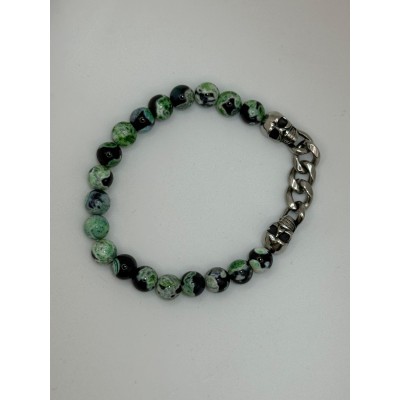 Pulsera de cuentas verdes...