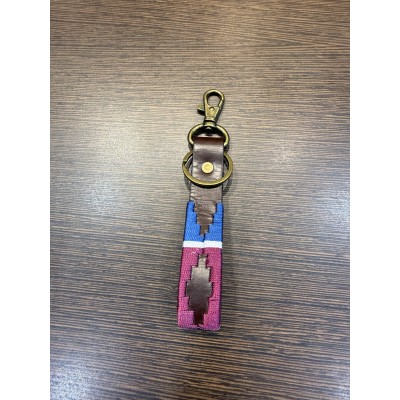 Llavero piel POLO buganvilla